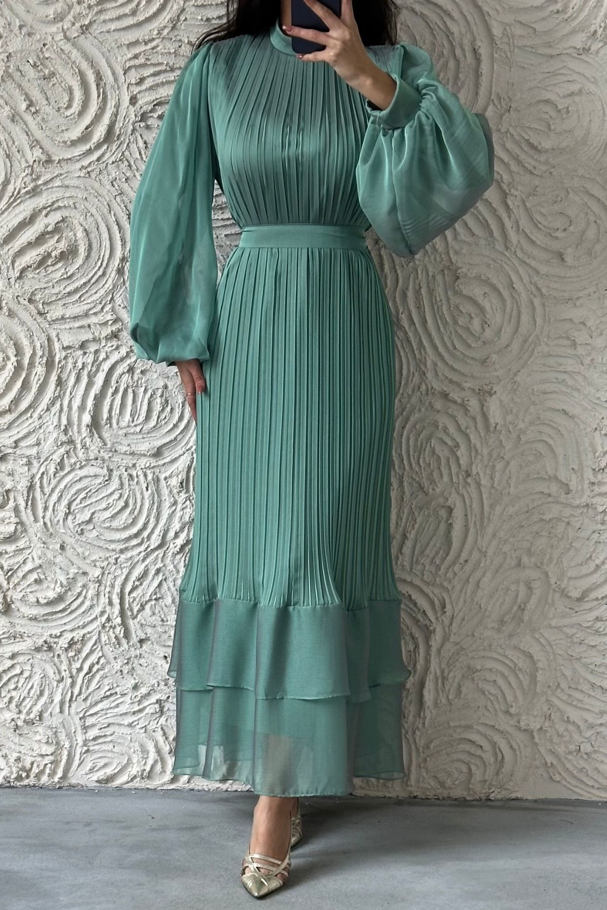 Elegantes Hijab Abendkleid