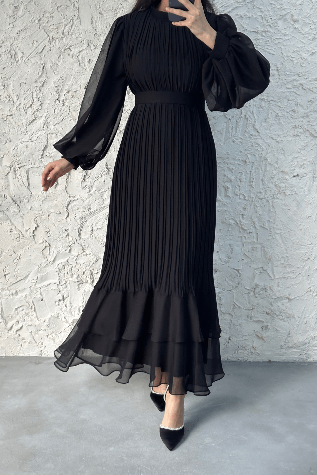 Elegantes Hijab Abendkleid