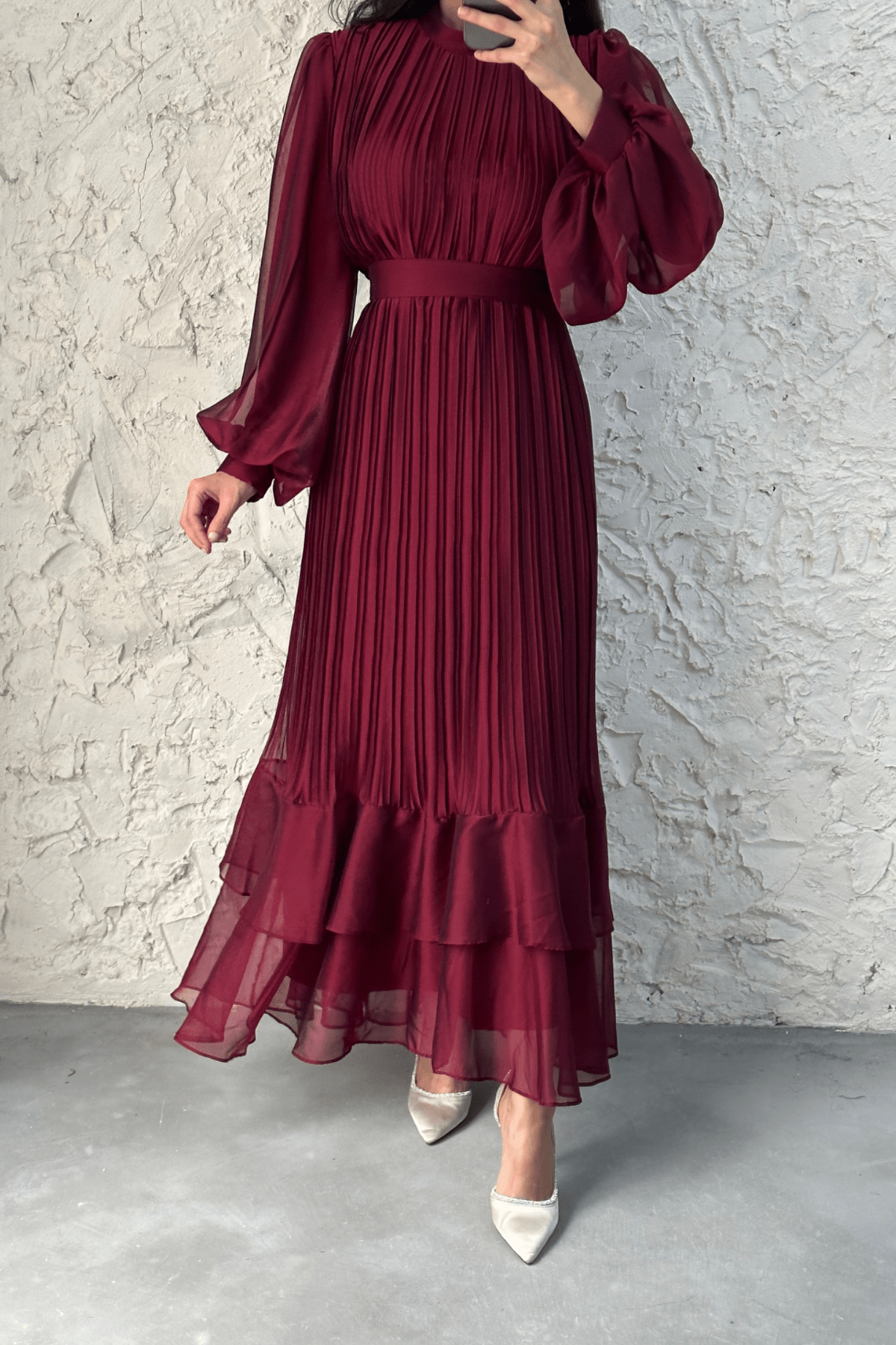 Elegantes Hijab Abendkleid
