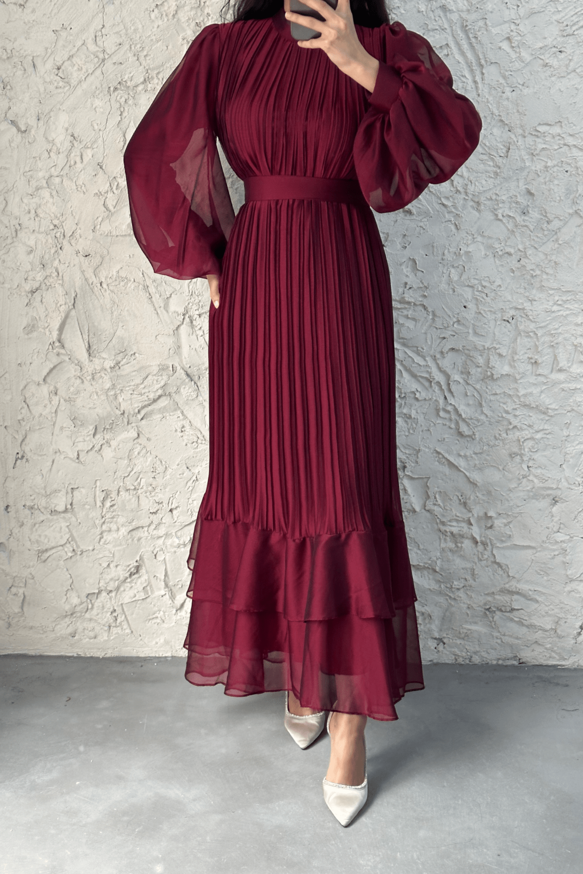 Elegantes Hijab Abendkleid