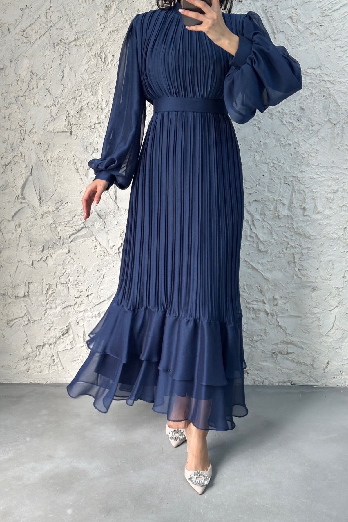 Elegantes Hijab Abendkleid