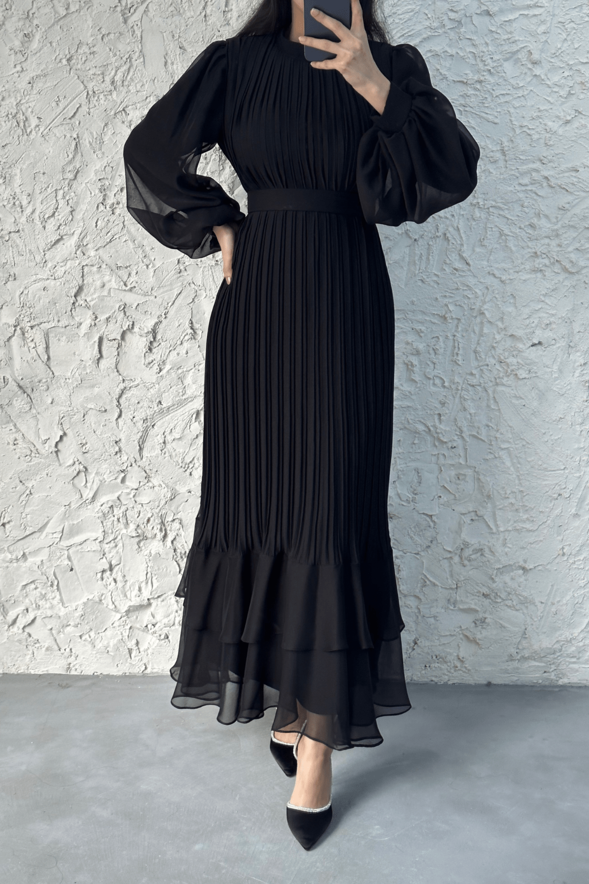 Elegantes Hijab Abendkleid